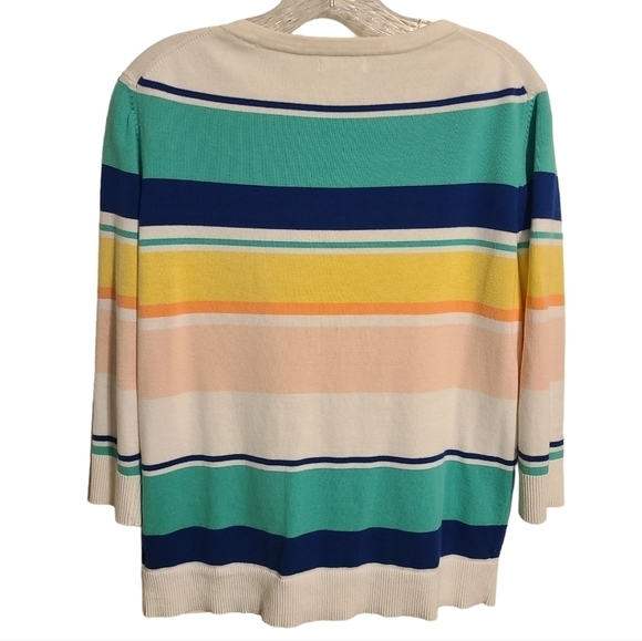 Merona | Women's Color Block Cropped Cardigan Sweater (Size XL) - Picture 8 of 8